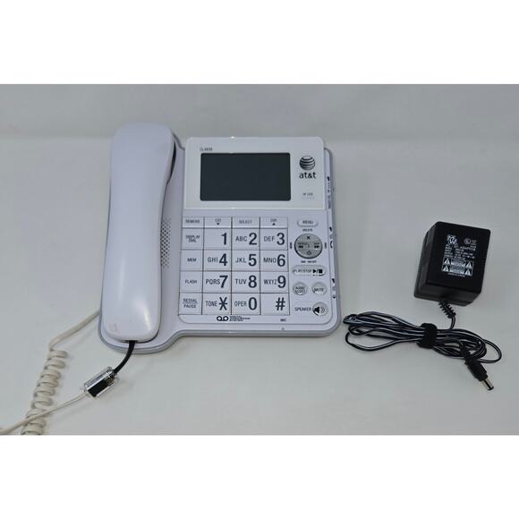 AT&T CL4939 5.8 GHz Single Line Corded Speakerphone Phone w/ Digital Answering - Picture 1 of 16